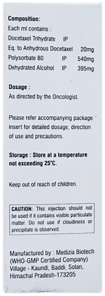 Taxdeco 80 RTU 20mg Injection 4ml