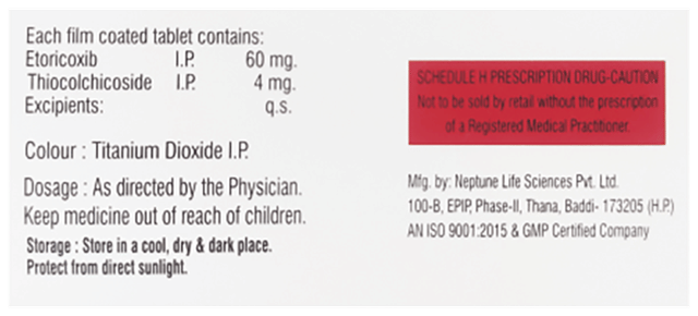 Xetomed 60/4mg Tablet MR 10s