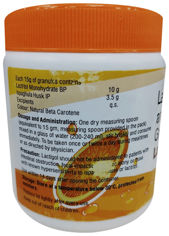 Lactigol 3.5/10gm Granules 180gm