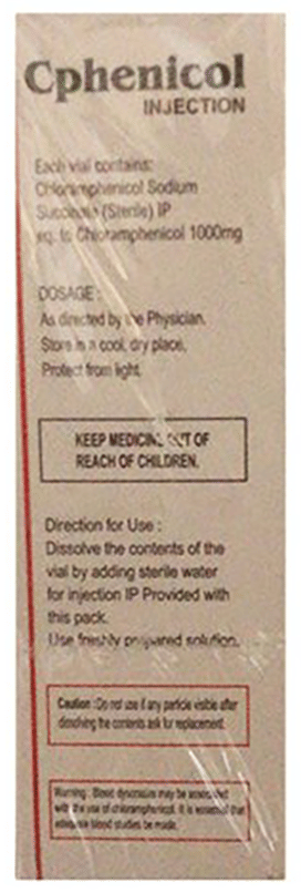 Cphenicol 1gm Injection 1s