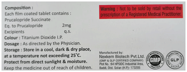 Pruquick 2mg Tablet 10s