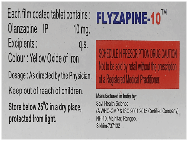 Flyzapine 10mg Tablet 10s