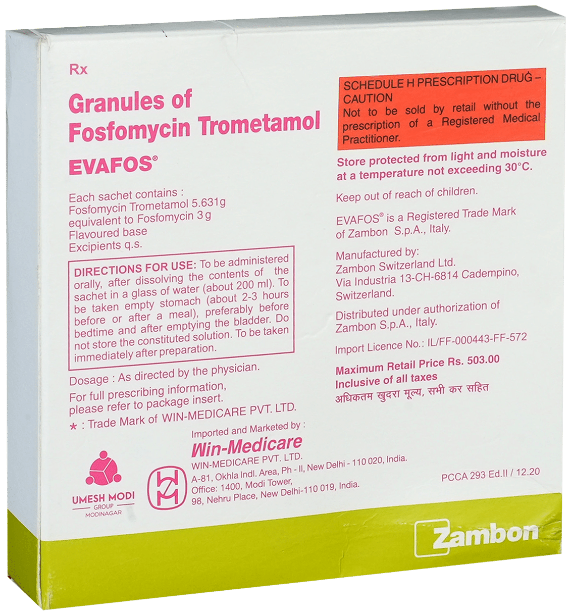Evafos Granules For Oral Solution