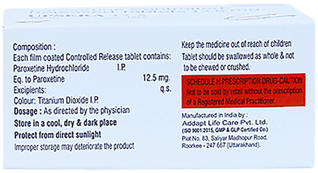 Upsera 12.5mg Tablet CR 10s
