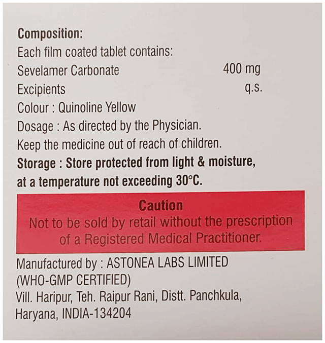 SV Must 400mg Tablet 10s