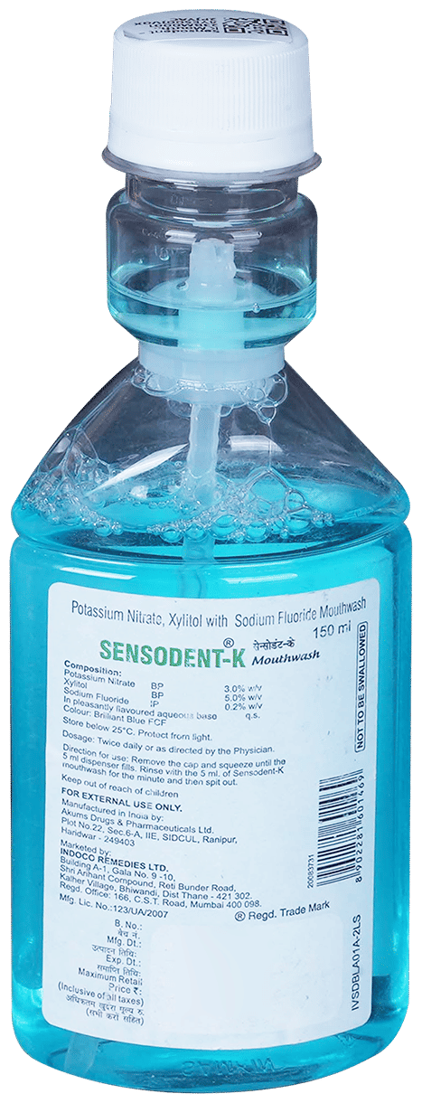 SENSODENT K MOUTHWASH 150ML 150ML - Scraped Image