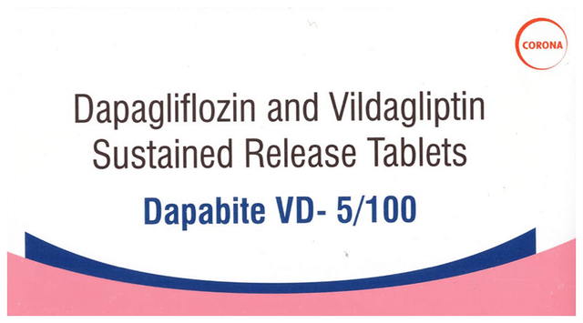 Dapabite VD 5/100mg Tablet SR 10s