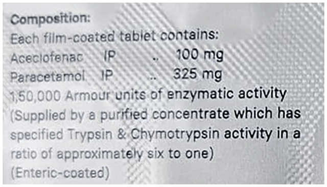 Chymoflam AP Plus Tablet 10s