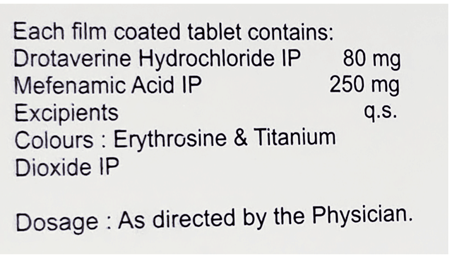 Drotazen 80/250mg Tablet 10s