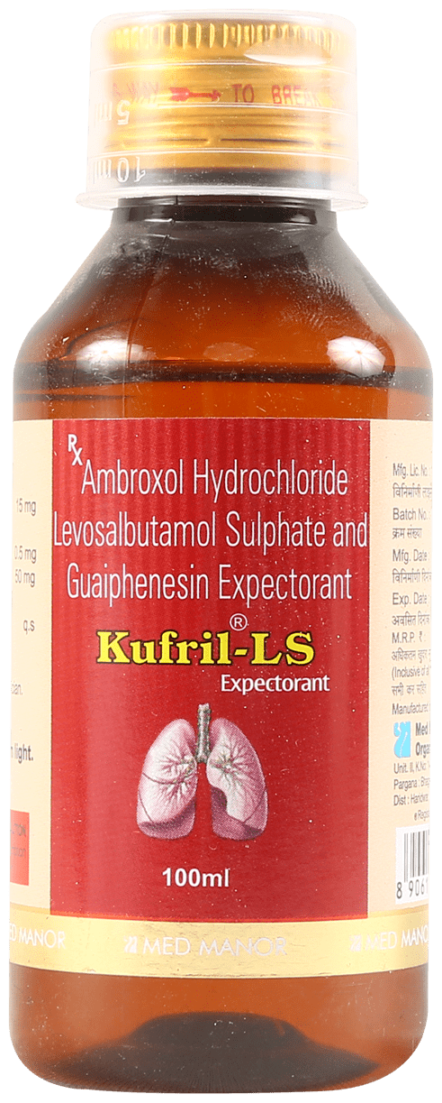 KUFRIL LS SYRUP 100ML - Scraped Image