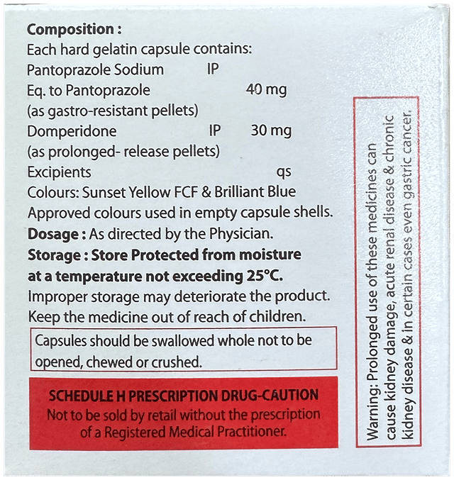 PantopRem D 30/40mg Capsule PR 10s