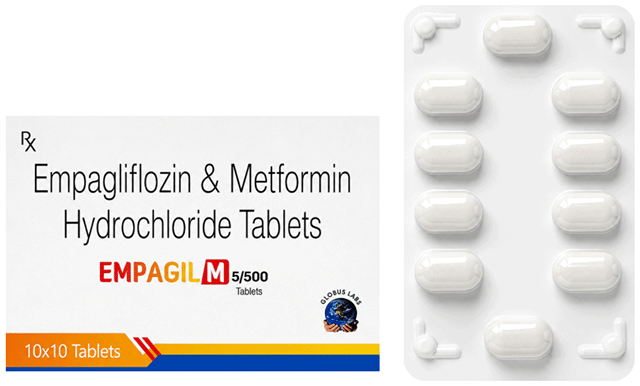 Empagil M 5/500mg Tablet 10s