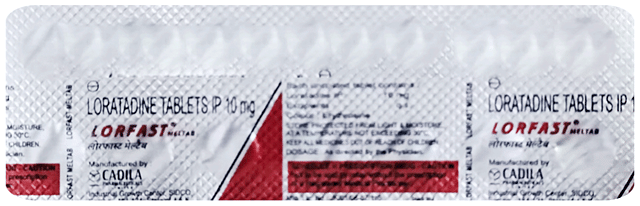 Lorfast Meltab 10mg Tablet 14s