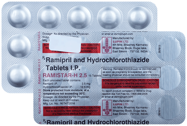 Ramistar H 2.5mg Tablet 15s