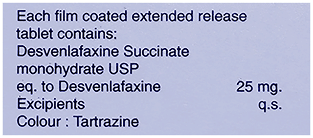 Desvio XR 25mg Tablet ER 10s