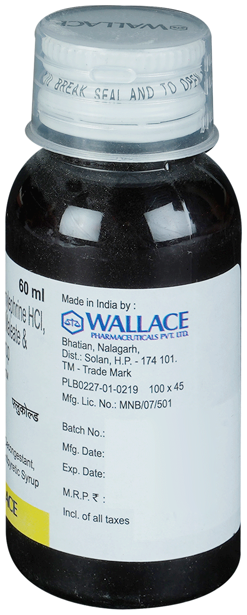 FLUCOLD SYRUP 60ML 60ML - Scraped Image