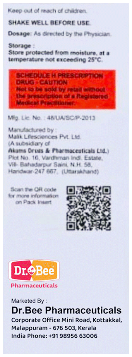 Beclav DS 400/57mg Oral Suspension 30ml