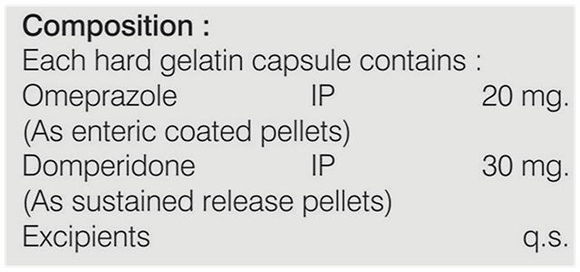 Nocid D 30/20mg Capsule SR 10s
