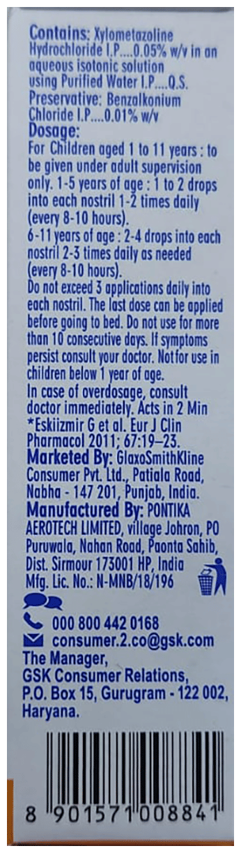 OTRIVIN FR NASAL SO 0.05% 1X10ML - Scraped Image