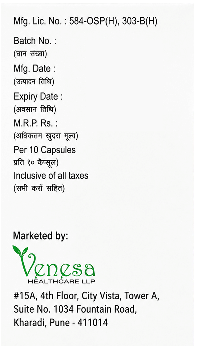 Vensacid PD 30/40mg Capsule PR 10s