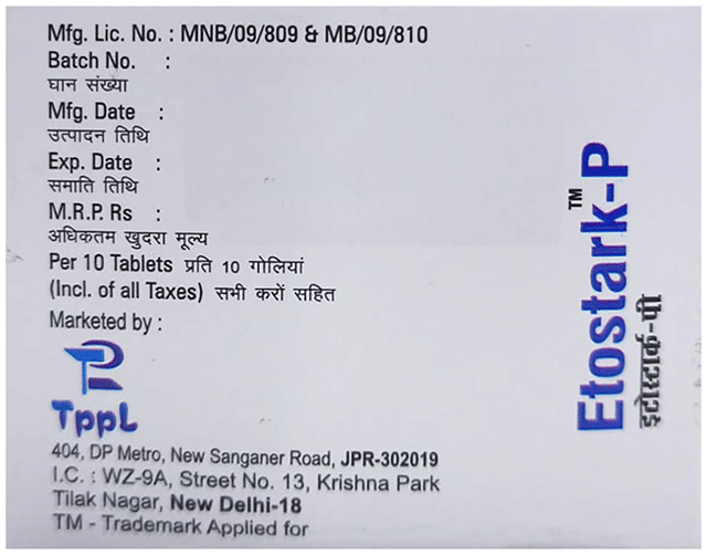 Etostark P 60/325mg Tablet 10s