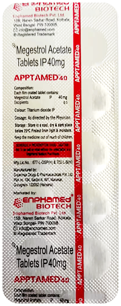 Apptamed 40mg Tablet 10s