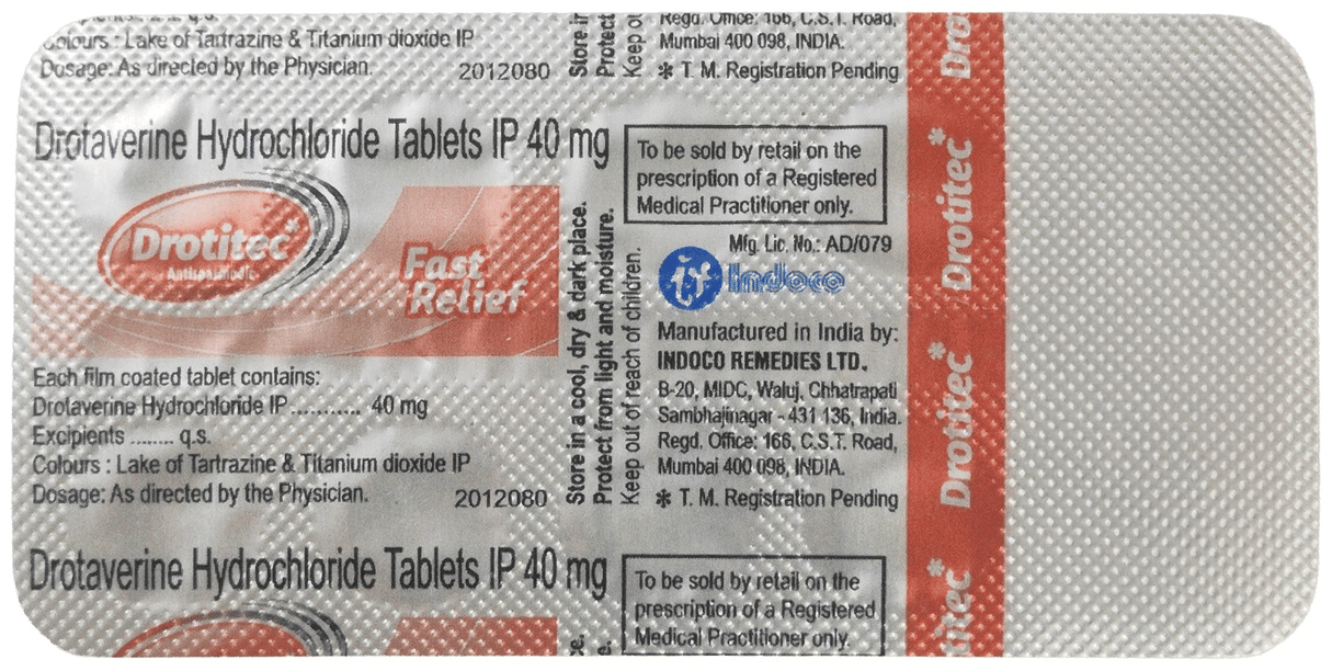 DROTITEC TABLET 10'S - Scraped Image