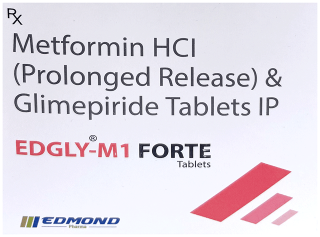 Edgly M 1/1000mg Forte Tablet PR 15s