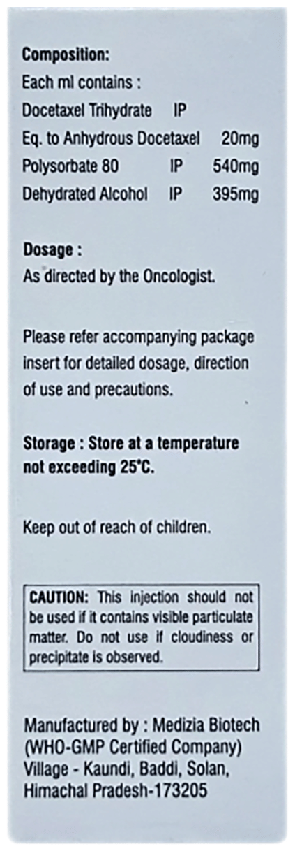 Taxdeco 20mg RTU Injection 1ml