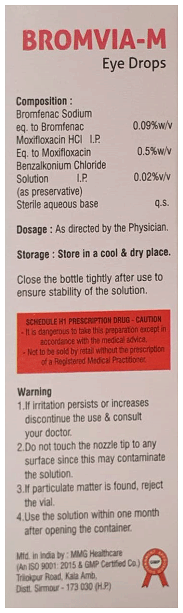 Bromvia M Ophthalmic Solution 5ml