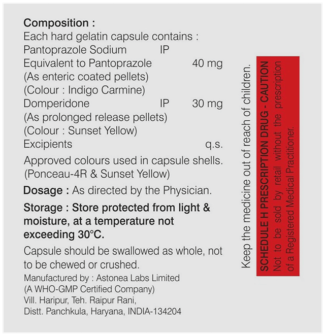 Nocid DSR 30/40mg Capsule PR 10s