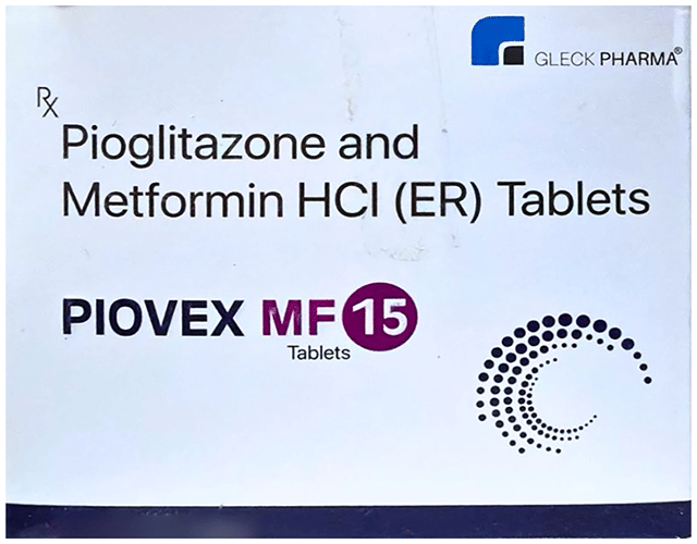 Piovex MF 500/15mg Tablet ER 15s