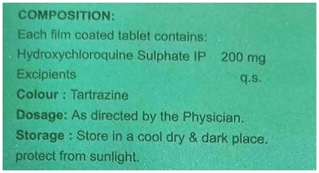 HQCQ9 200mg Tablet 10s