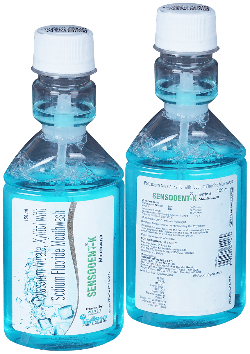 SENSODENT K MOUTHWASH 150ML 150ML - Scraped Image