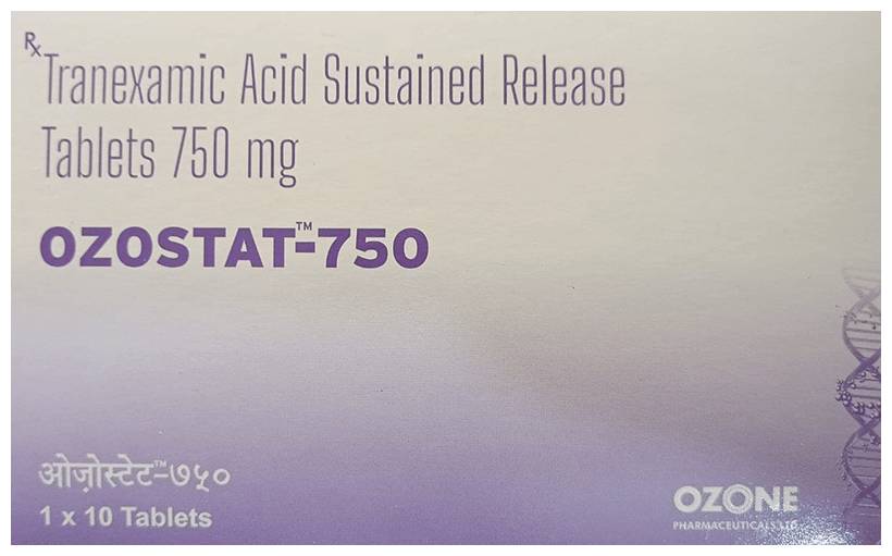 OZOSTAT 750 TABLET 10'S - Scraped Image
