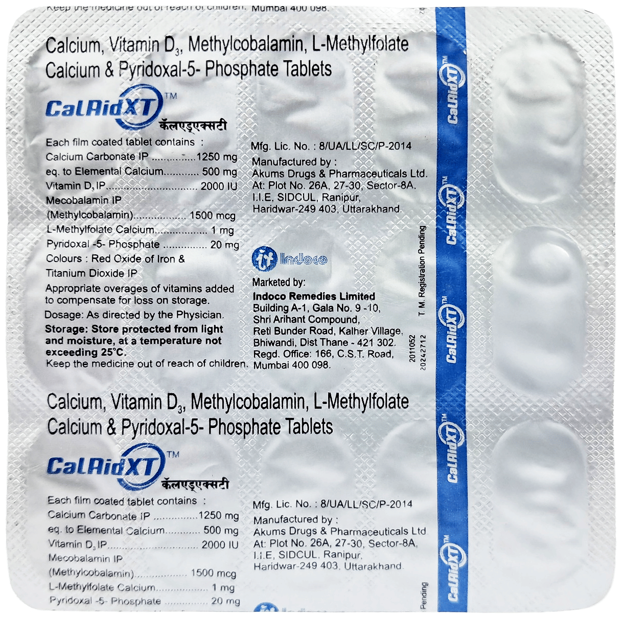 CALAIDXT TABLET 10X15'S - Scraped Image