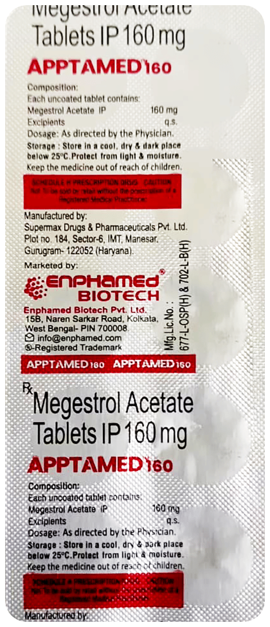 Apptamed 160mg Tablet 10s