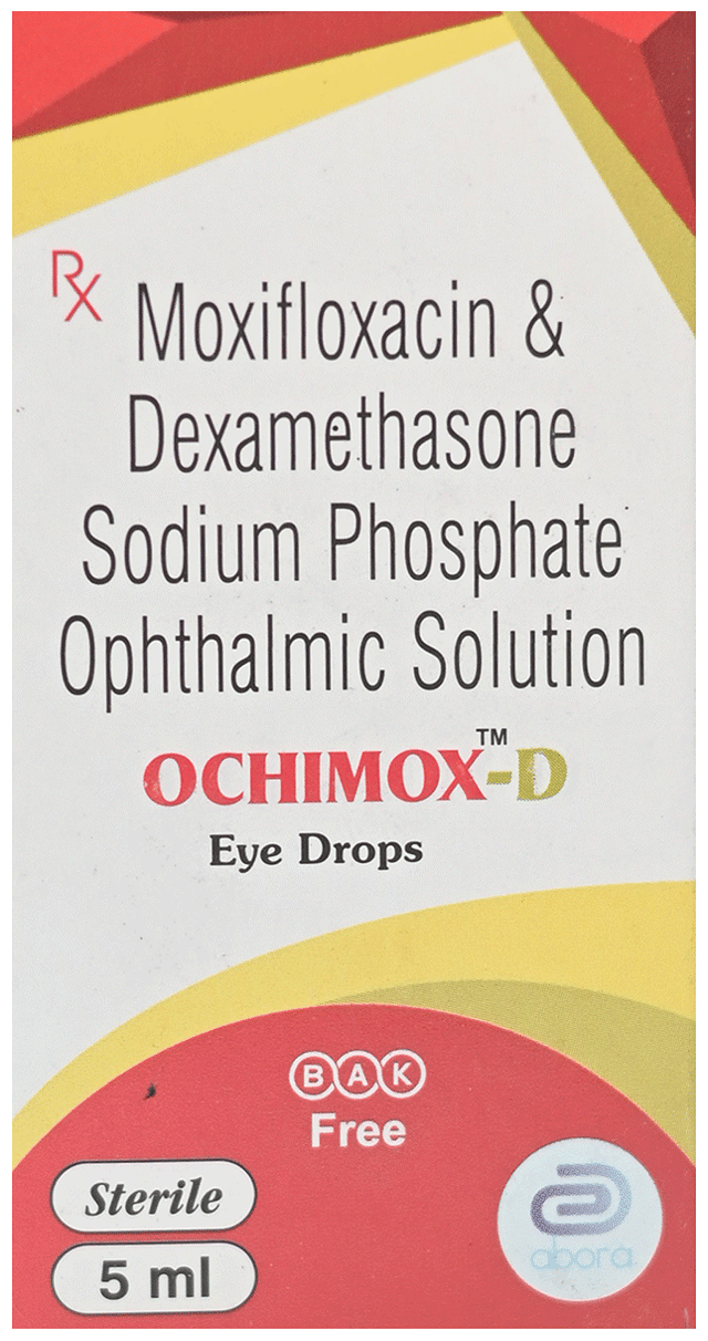 Ochimox D Ophthalmic Solution BAK Free 5ml