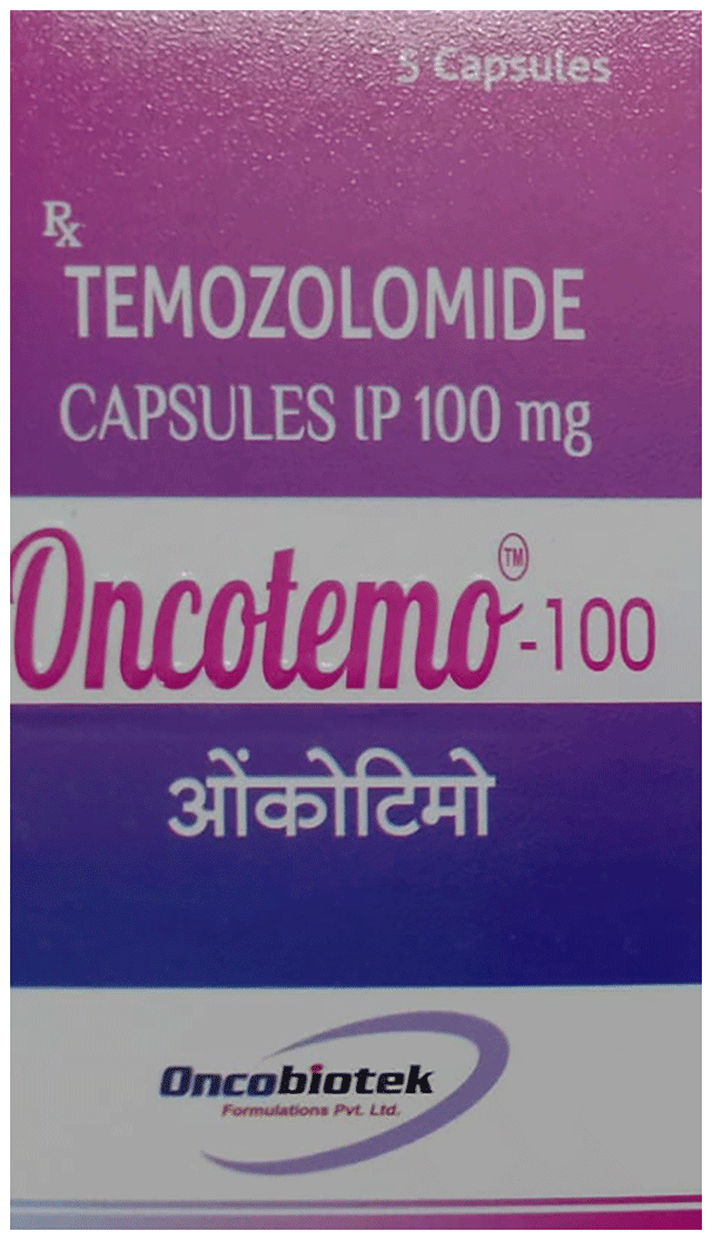 Oncotemo 100mg Capsule 5s