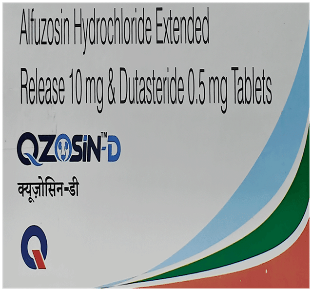 Qzosin D 10/0.5mg Tablet ER 15s