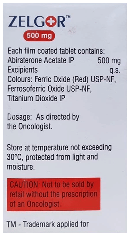 Zelgor 500mg Tablet 60s