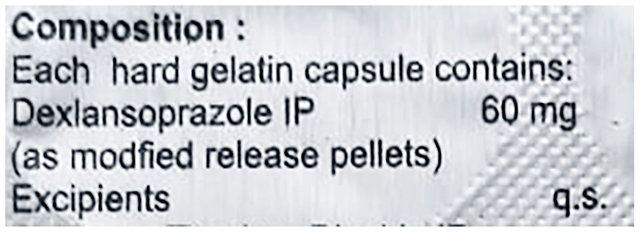 D Dex 60mg Capsule MR 10s