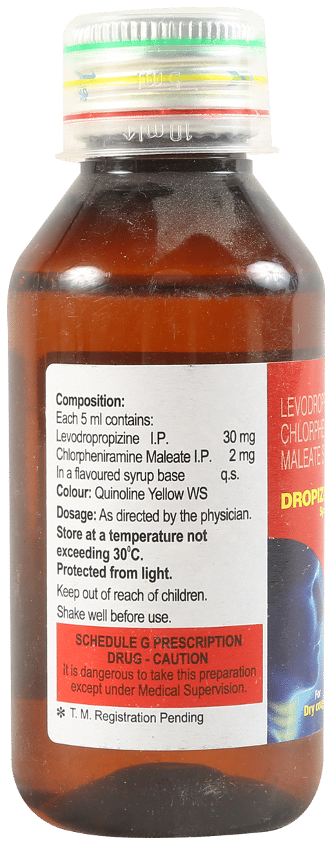 DROPIZIN SYP 100ML 100ML - Scraped Image