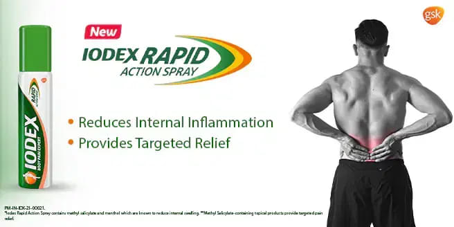 Pain Relief Gel, Spray & Balm - Iodex India