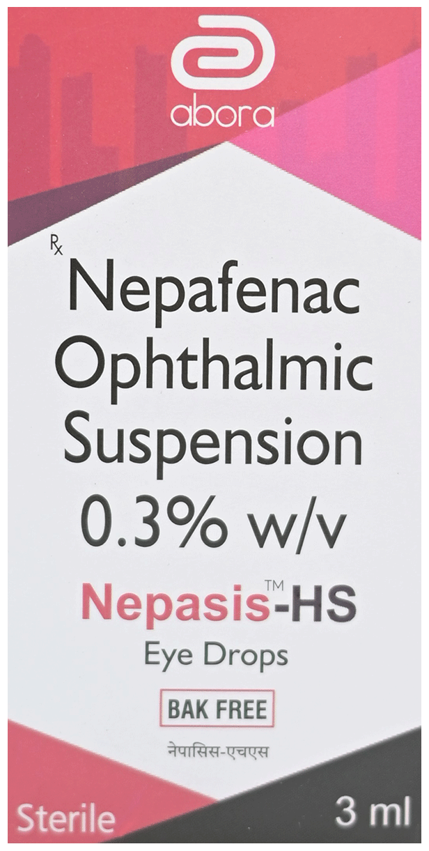 Nepasis HS 0.3% Ophthalmic Suspension BAK Free 3ml