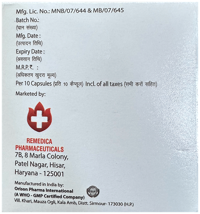 PantopRem D 30/40mg Capsule PR 10s