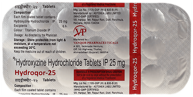 Hydroqor 25mg Tablet 15s