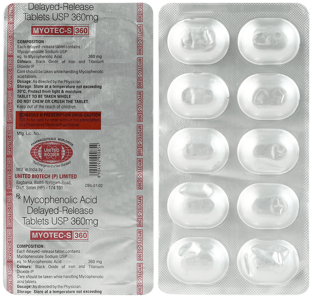 Myotec S 360mg Tablet
