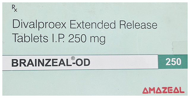 Brainzeal OD 250mg Tablet ER 10s
