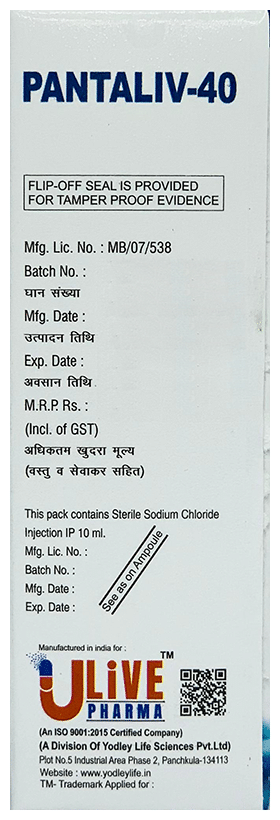 Pantaliv 40 Injection